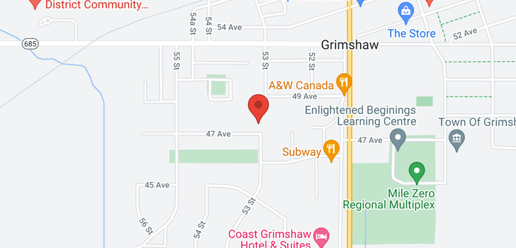 map of 5302  47 Avenue